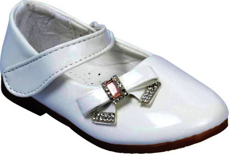 Glinchy Synthetic White Comfortable Solids Bellies Bellies For Women(White)