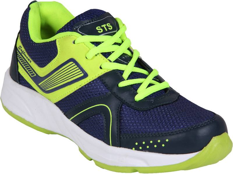 Shoe Striker Running Shoes For Men(Navy, Green)