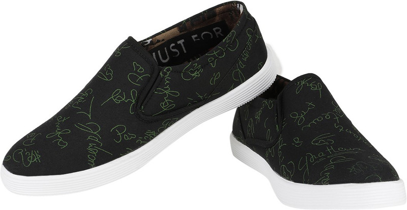 Stylon Classic Charm Canvas Shoes For Men(White, Black)