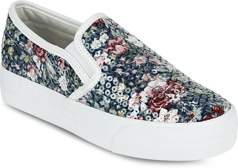 Get Glamr Benoya Sneakers For Women(Blue)