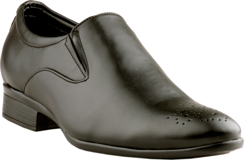 Zebra U.S.A Slip On Shoes For Men(Black)