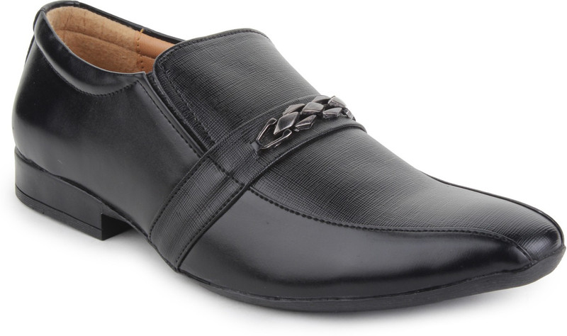 Vilax Slip On Shoes For Men(Black)