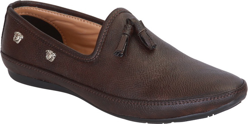 Dizaro GENUINE LEATHER Loafers For Men(Brown) Dizaro GENUINE LEATHER Loafers For Men(Brown)