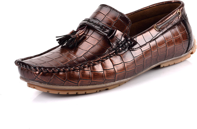 Chamois Casual Party Wear Shoes For Men(Brown)