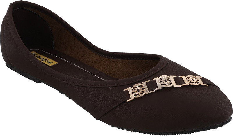 Indirang Bellies For Women(Brown)