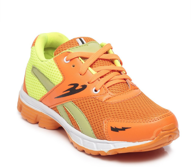 Ten Orange::Green Mesh Sports Shoes Running Shoes For Men(Multicolor) Ten Orange::Green Mesh Sports Shoes Running Shoes For Men(Multicolor)