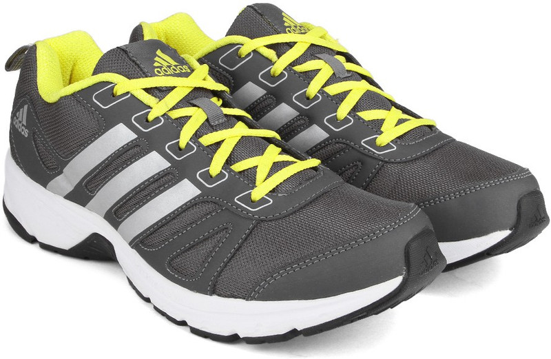 ADIDAS ADI PRIMO 1.0 M Running Shoes For Men(Silver, Grey, Yellow)