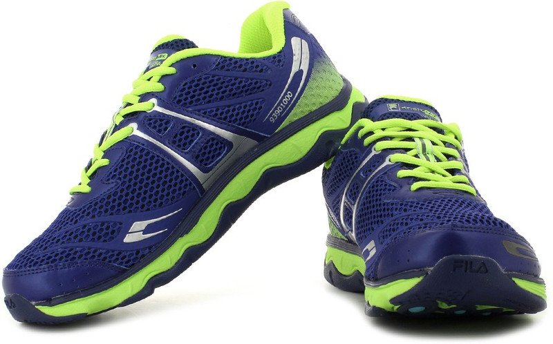 Fila Ultra Running Shoes For Men(Navy, Green)
