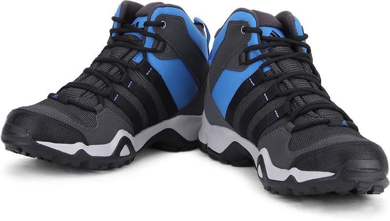ADIDAS AX2 MID Men Outdoor Shoes For Men(Blue, Black, Grey)