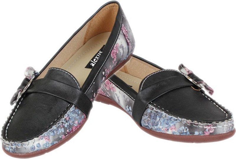 Alexus Casual Shoes(Bellies) for Women For Women(Black)