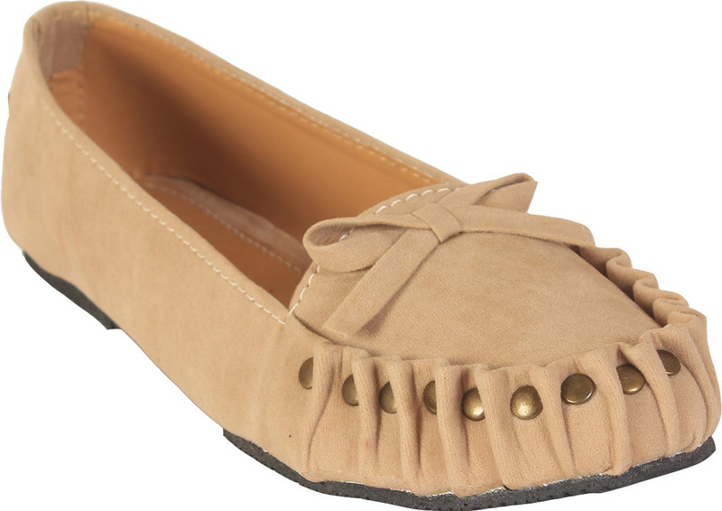Indilego Loafers For Women(Beige)