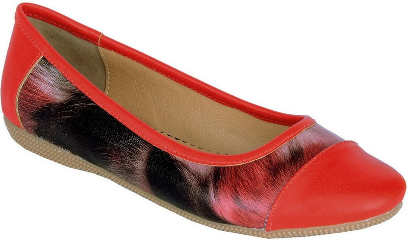 Khadim's Cleo Bellies For Women(Red)