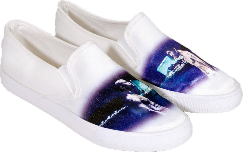 Cabron Canvas Shoes For Men(White)