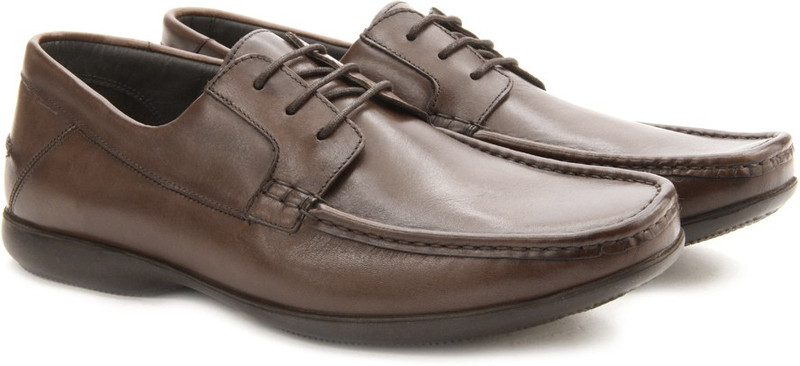 Clarks Finer Road Men Genuine Leather Lace Up shoes For Men(Brown)