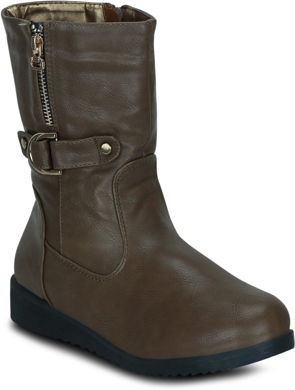 Get Glamr HONOR Boots For Women(Brown)