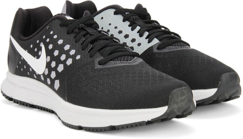 NIKE ZOOM SPAN Running Shoes For Men(Black, Grey)