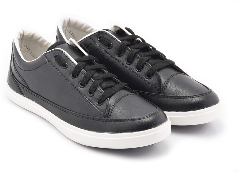 Boysons stylish opera46 black Corporate Casuals For Men(Black)