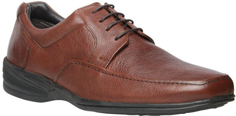 Hush Puppies By Bata Jungle-Ii Lace Up Shoes For Men(Brown)
