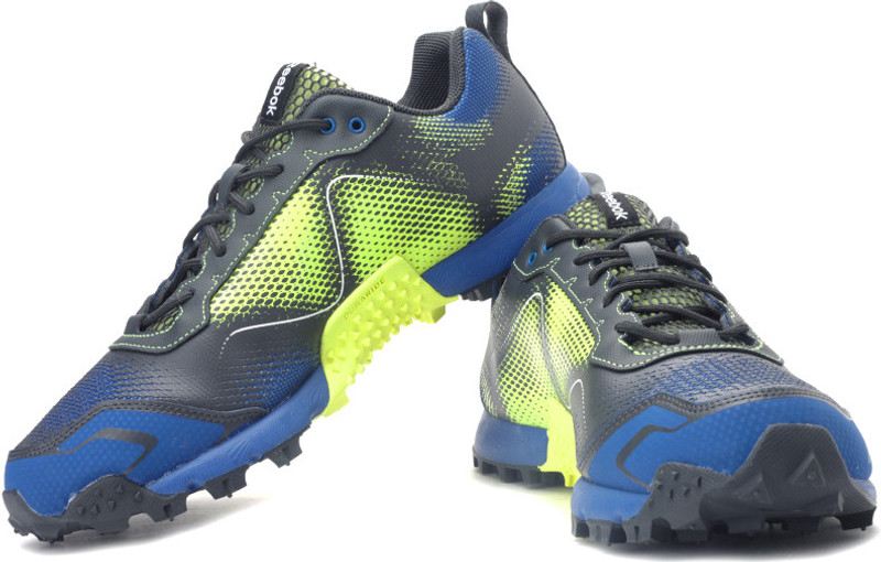 REEBOK Wild Extreme Blaze Running Shoes For Men(Green, Blue, Grey)