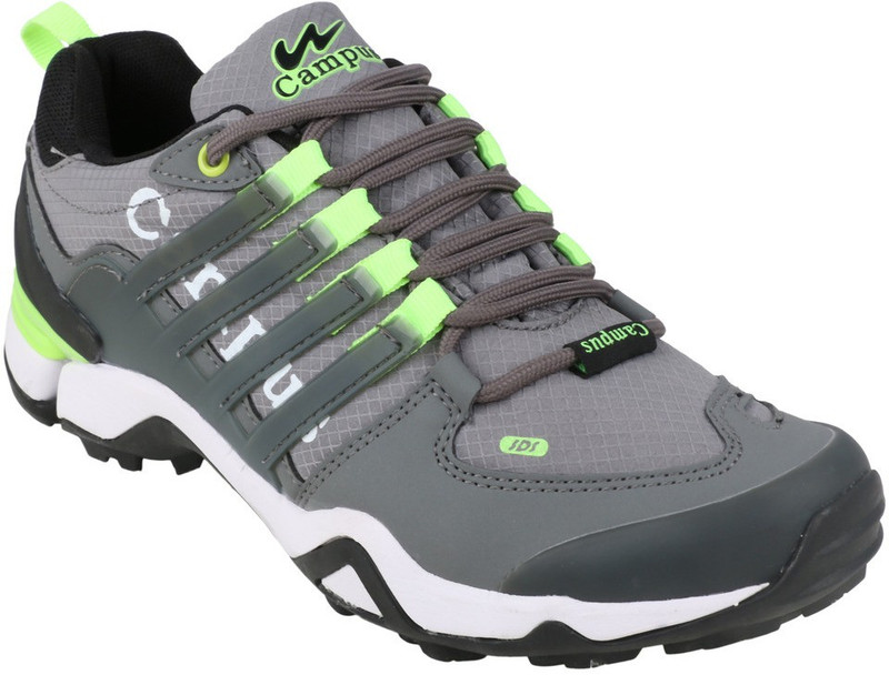 Action Campus 3G446 Running Shoes For Men(Green, Black, Grey)