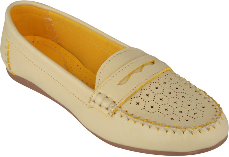 Exotique EL0052BG Loafers For Women(Beige)