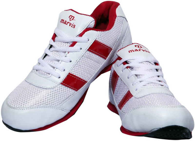 Marvis Smash Running Shoes For Men(Red, White) Marvis Smash Running Shoes For Men(Red, White)