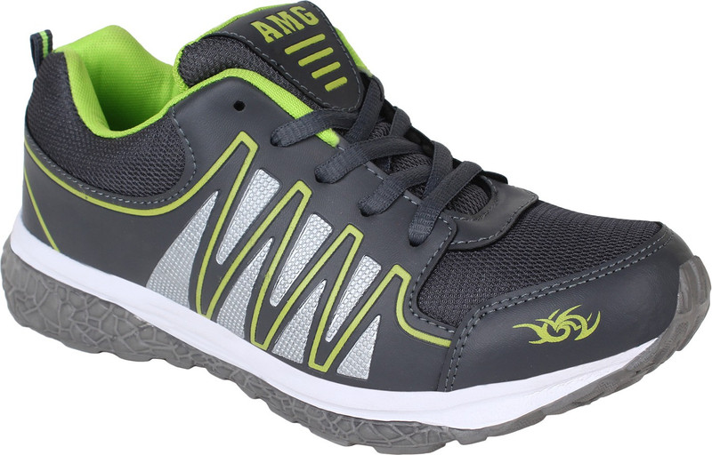 Aero AMG Performance Cricket Shoes For Men(Green, Grey)