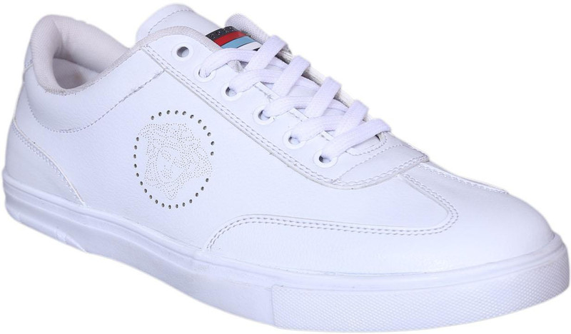 M & M White Sneakers For Men(White)