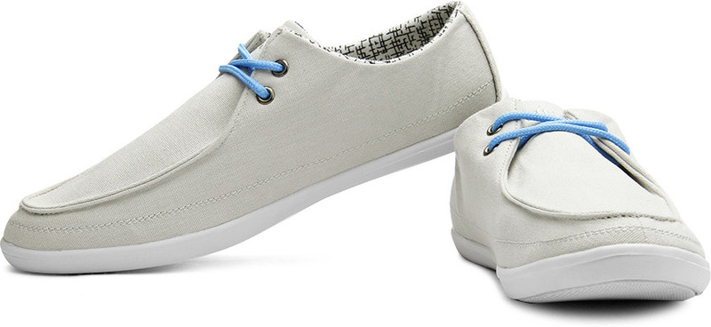 Flippd Canvas Sneakers For Men(Grey)