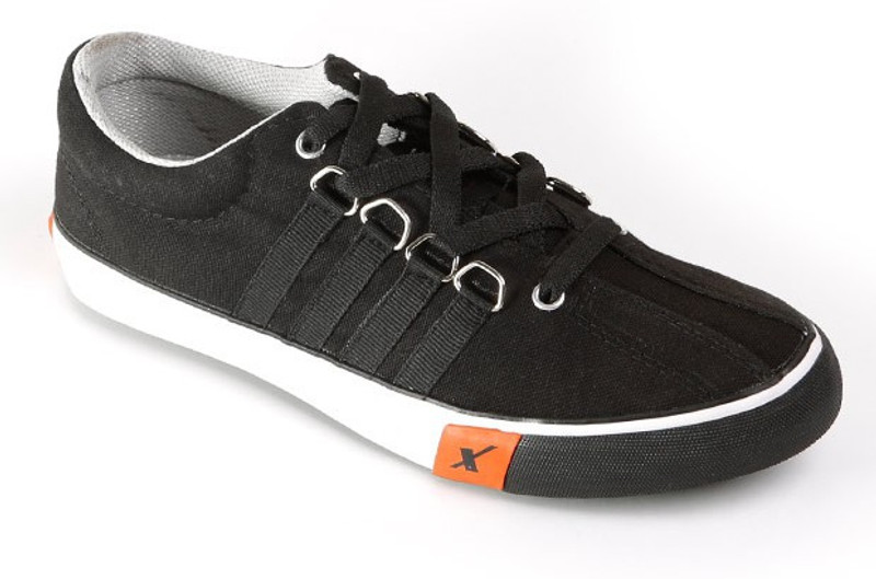 Sparx black canvas shoes new arrivals