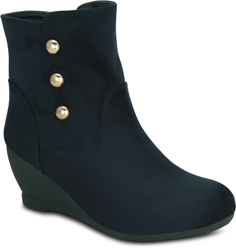 Get Glamr HAYLAY Boots For Women(Blue)