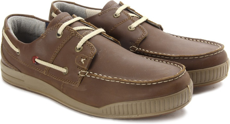 Woodland Men Boat shoes For Men(Olive)