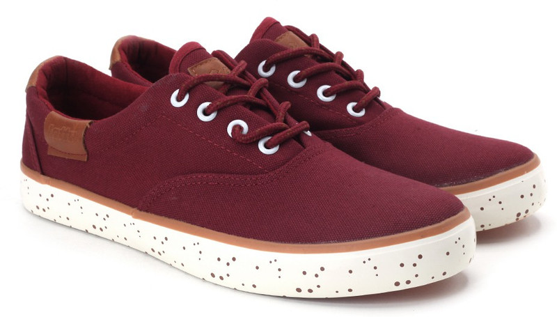 Lotto Canvas Shoes For Women(Maroon)