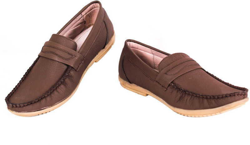 Leather Soft Loafers For Men(Brown)