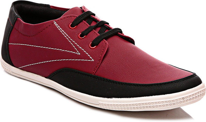 Juan David Casual Shoes For Men(Red, Black) Juan David Casual Shoes For Men(Red, Black)