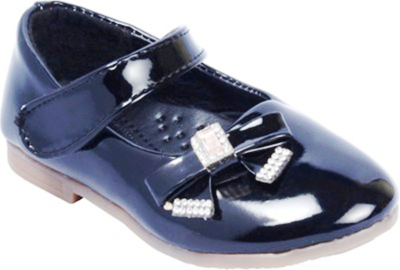 Glinchy Synthetic Black Comfortable Solids Bellies Bellies For Women(Black)