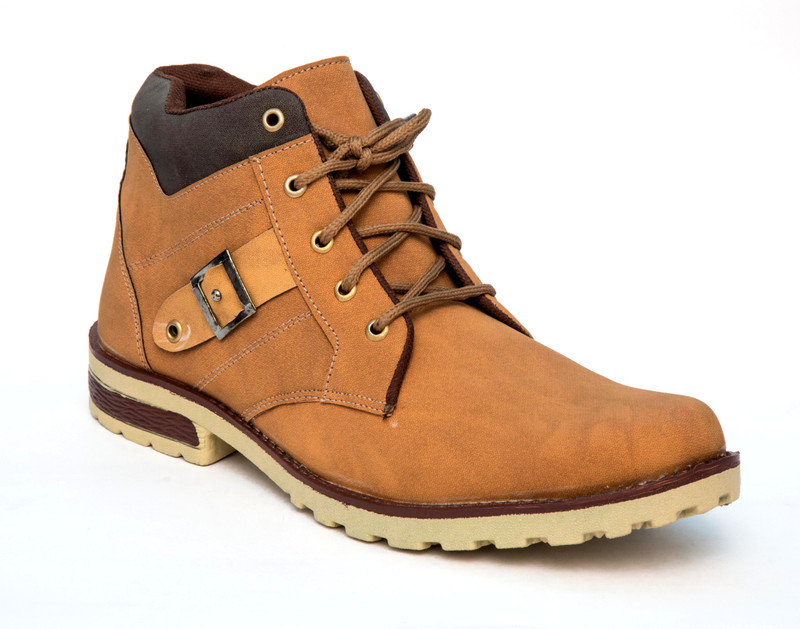 TheWhoop Mens Beige Casual Shoes Lightweight Boots For Men(Beige)