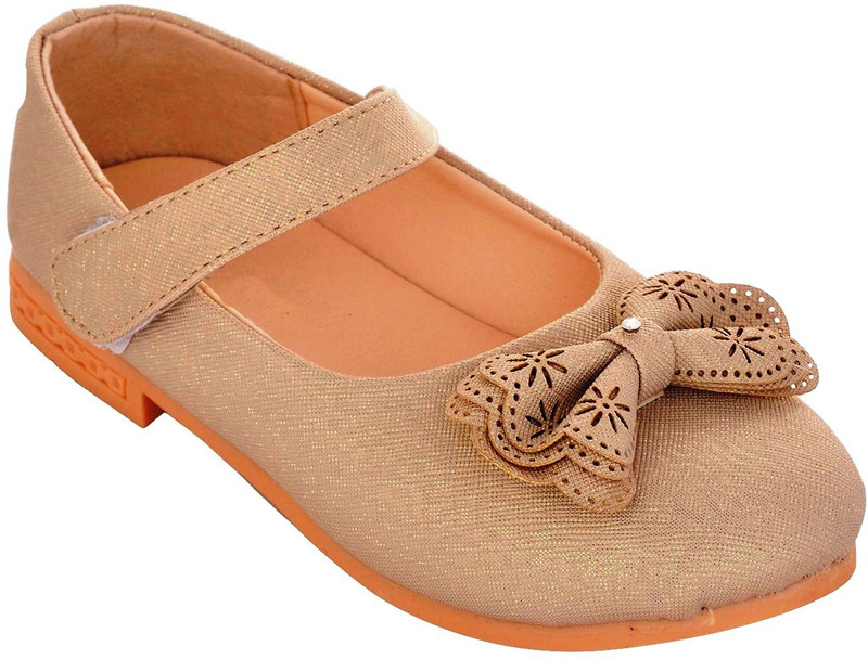 Glinchy Casual Comfortable Synthetic Leather Bellies For Women(Gold)