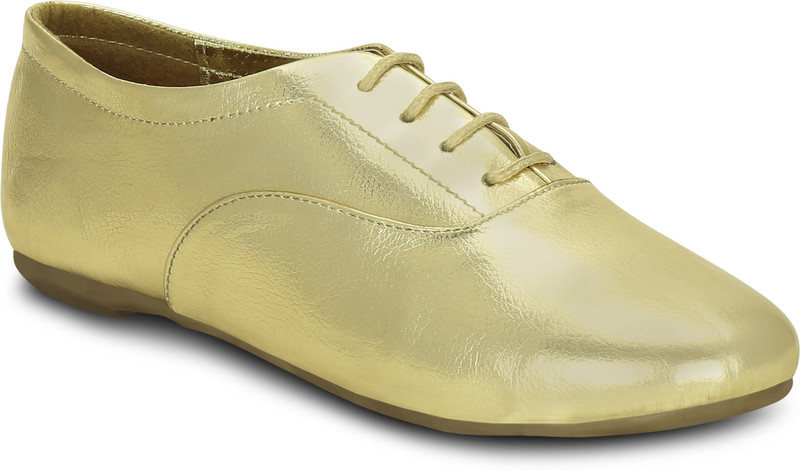 Get Glamr Susan Sneakers For Women(Gold)