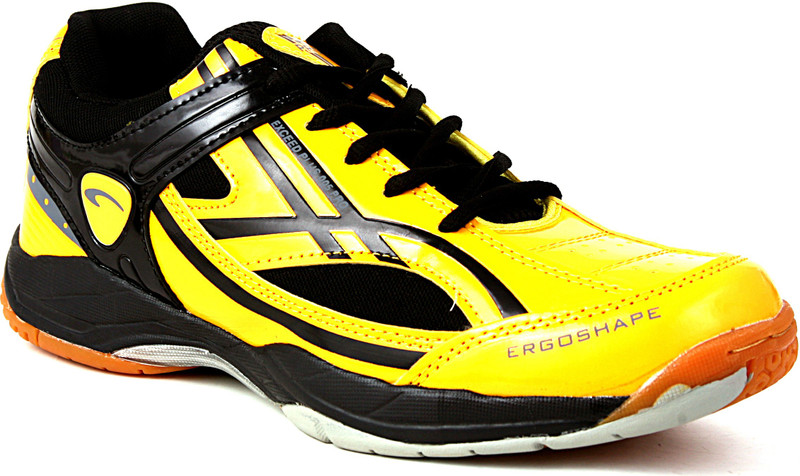 Proase Badminton Shoes For Men(Black, Yellow)