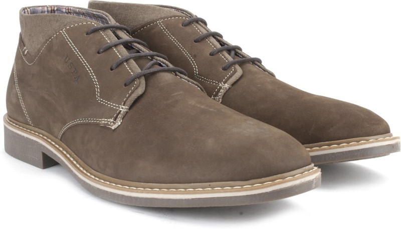 U.S. Polo Assn Men Boots For Men(Brown)