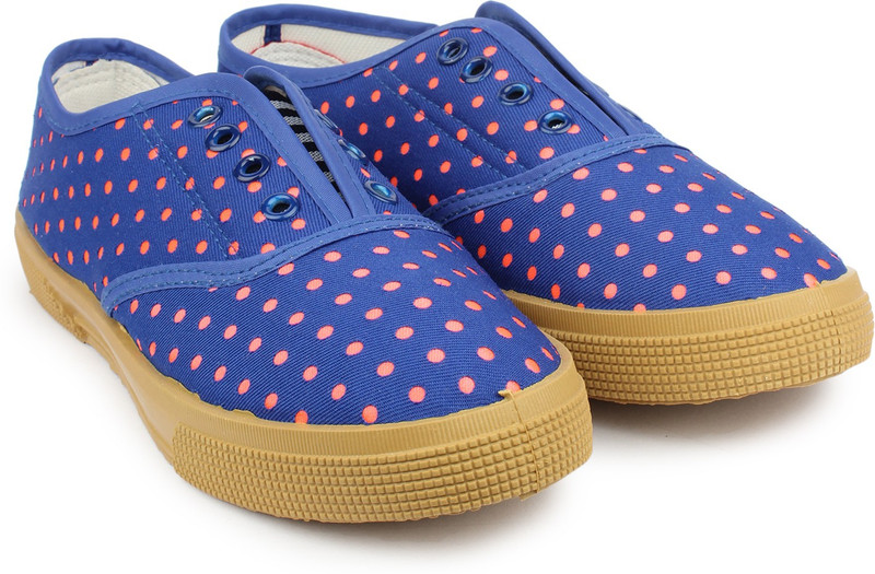 Shoetopia Canvas Shoes For Women(Blue)