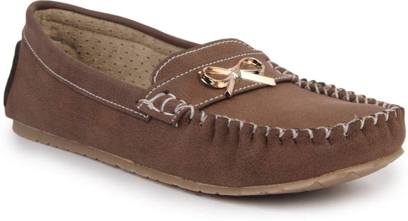 Vilax Shoes Loafers For Women(Brown)
