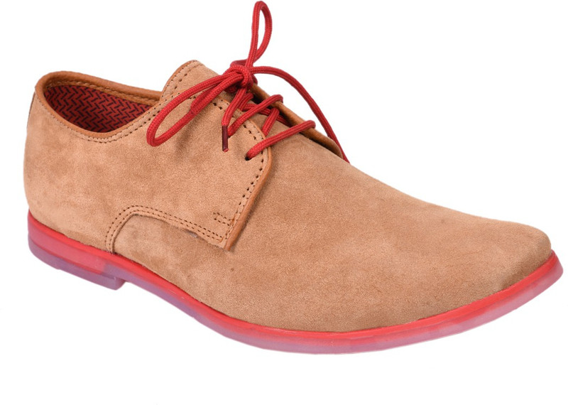 Knoos Corporate Colour Up Sneakers Casual Shoes For Men(Tan)