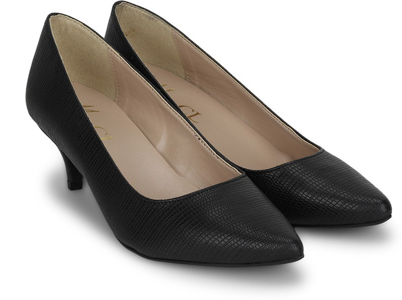 Miss CL By Carlton London Miss CL Monk Strap For Women(Black)