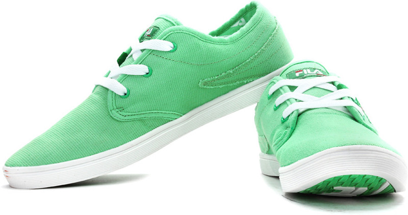 Fila Loafer Sneakers For Men(White, Green)