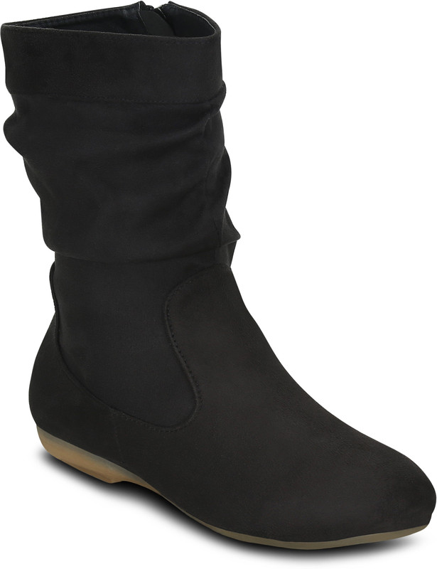 Get Glamr CLAIR Boots For Women(Black)