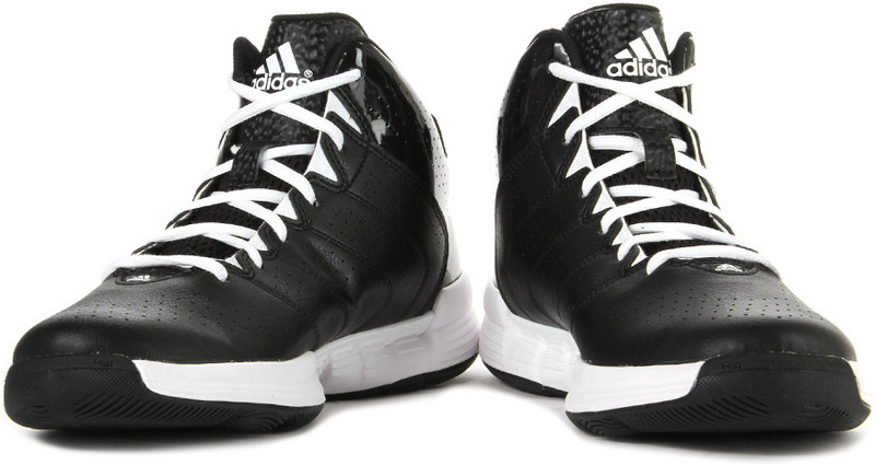 ADIDAS Cross 'Em 3 Basketball Shoes For Men(White, Black)