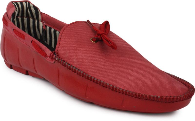 Pede Milan Loafers For Men(Red)