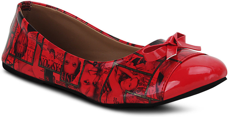 Get Glamr Stylish Bellies For Women(Red)